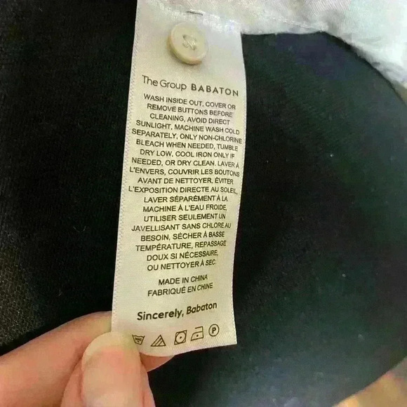 Aritzia The group by Babaton Button-up Roll Sleeves Utility shirt Women Size XS - Picture 11 of 16